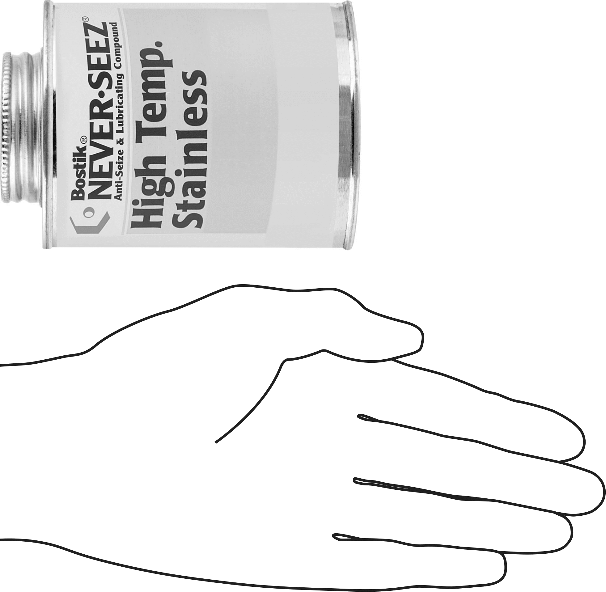 Bostik Never-Seez Sıkışma Önleyici Yağlayıcı, Yüksek Sıcaklığa Dayanıklı Paslanmaz Çelik, 8 FL. oz. Aplikatör Kapaklı Kutu