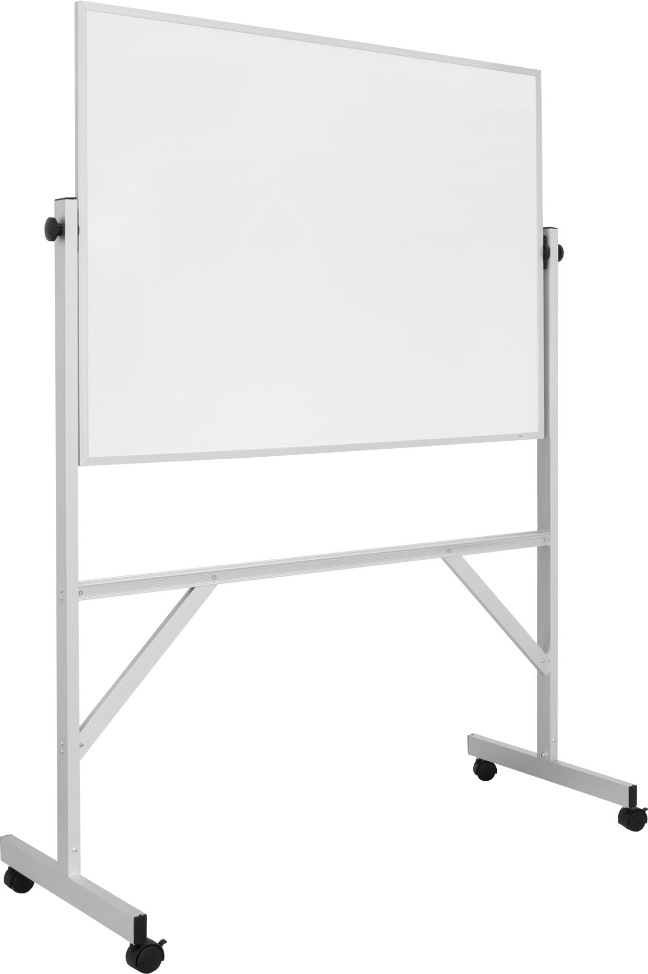 Mobil Beyaz Tahta, Alüminyum Çerçeveli Porselen, 48" Genişlik x 36" Yükseklik — 48", 36", Beyaz
