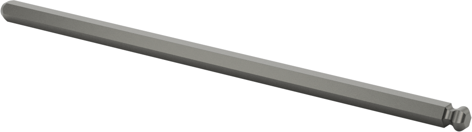Bilyalı Uçlu Tornavida Mili, 7/32" Altıgen Ölçü, 5-15/16" Toplam Uzunluk — 7⁄32", Bilye, Mil
