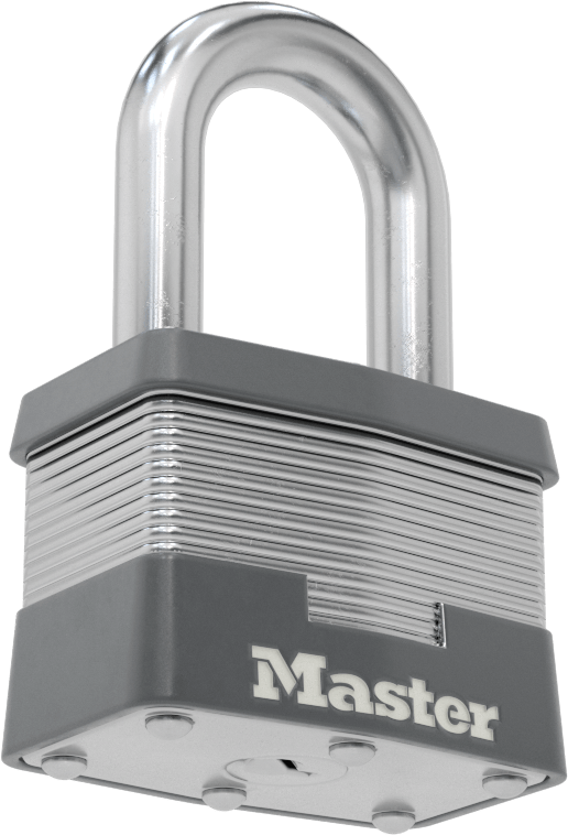 Lamine Çelik Gövdeli Asma Kilit, Master Lock 5 Aynı Anahtarlı, 1-1/2" Dikey Boşluklu