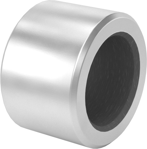 Kuru Çalışmalı Metal Takviyeli PTFE Burçlu Yatak, Alüminyum Kabuklu, 8 mm Mil Çapı için, 8 mm Uzunluk