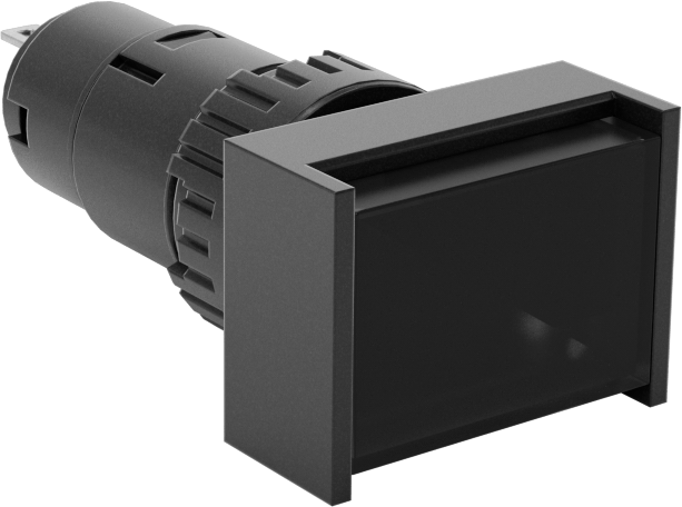 Faston Terminaller ile Dikdörtgen Yağa Dayanıklı Panel Işık — 28V AC/28V DC, LED, Elektrik