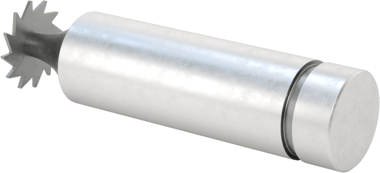 Anahtar Yuvası Uçlu Freze, Yüksek Hızlı Çelik, 1/2" Çap x 0.020" Kalınlıkta Freze