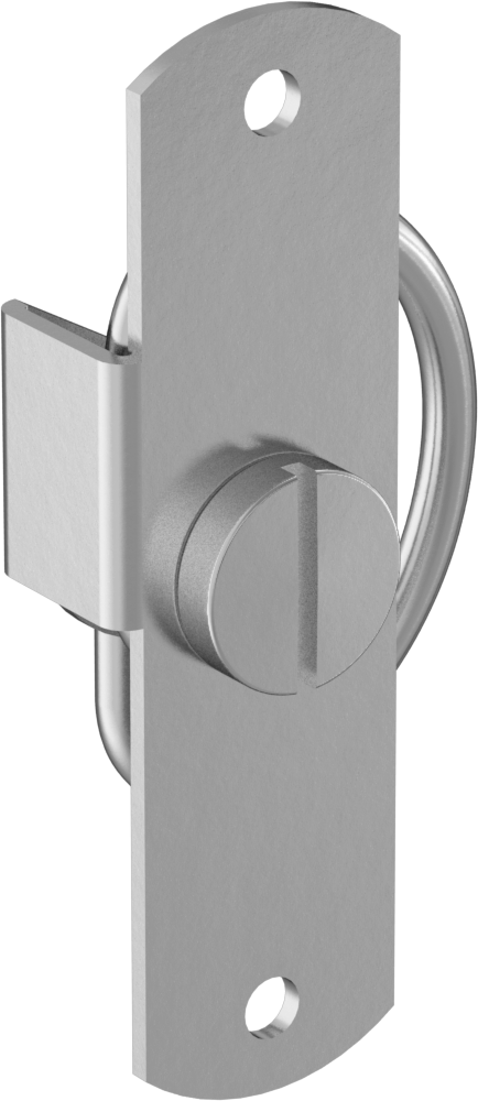 Pürüzsüz Yaylı Kam Kilidi, 300 Paslanmaz Çelik, Bağlantı Elemanı Montajı — 1⁄16" to 3⁄8", Fastener, Through Hole, Oluklu Tornavida