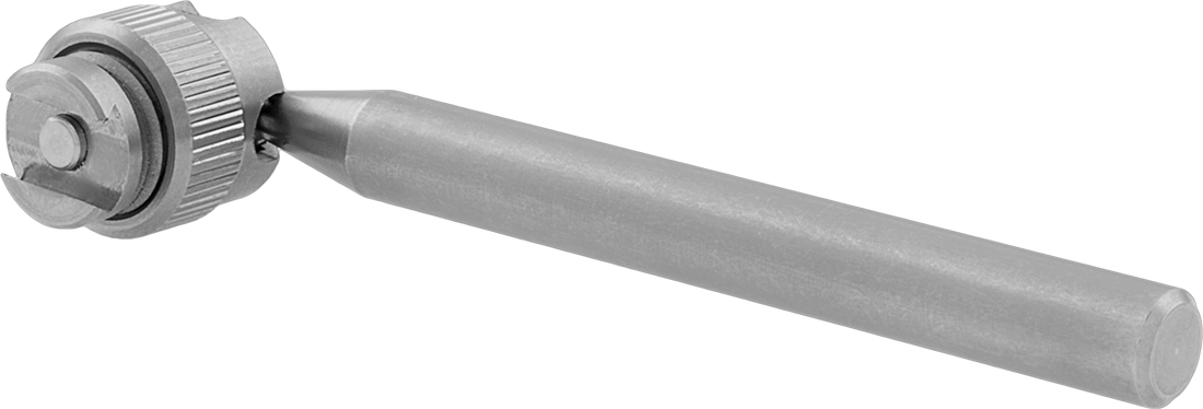 Döner Komparatör Kelepçesi, Top ve Soket Dönen Kırlangıç Kuyruğu Tutucu — Bilyalı ve Soketli Döner Kırlangıç Kuyruğu Bağlantısı, 3", 1