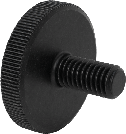 Çelik Düşük Profilli Tırtıllı Başlı El Vidası, M3 x 0.5 mm Diş Boyutu, 6 mm Uzunluk