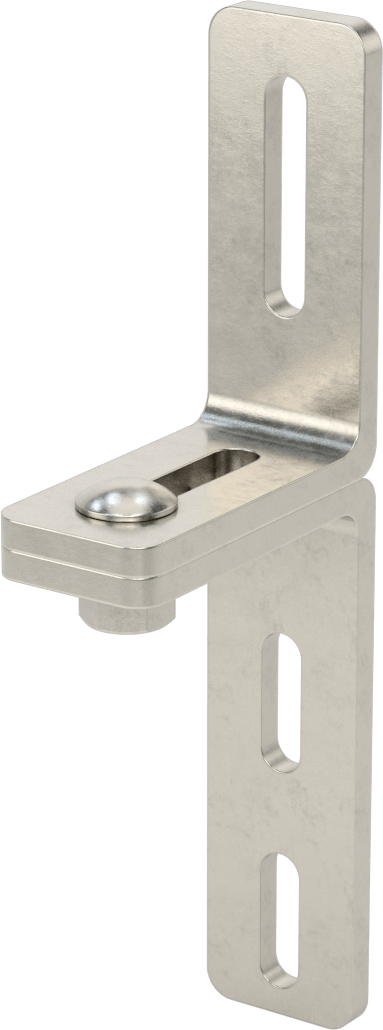 3-1/4" x 8-3/4" x 1/4" İki Parçalı L-Braket — L-Braket, Paslanmaz Çelik, 8 3⁄4"