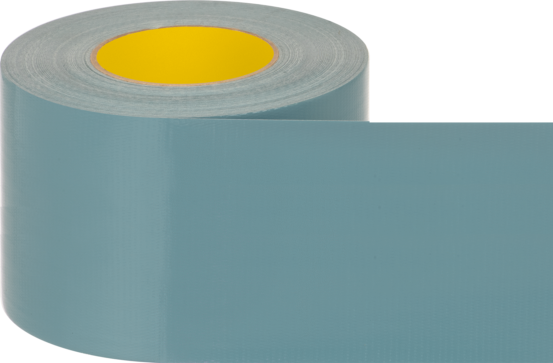 Dış Mekan Temiz Çıkışlı Koli Bandı, 6" Genişlik, 180 Fit Uzunluk, 0.012 inç Toplam Kalınlık, Mavi — 6", Kumaş, 180 ft.