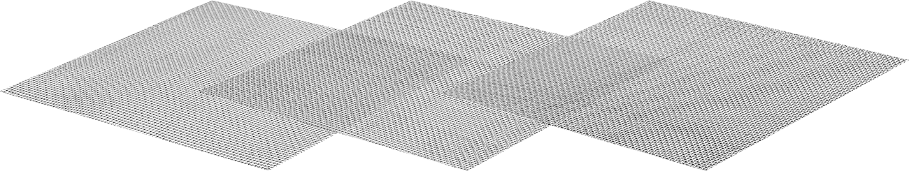 Filtre Ağı Örnek Paketi, Tel Çapı, 3 Parça — 304 Stainless Steel, Stainless Steel, 5", 5"