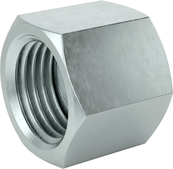 O-Ring Yüz Contalı Bağlantı Parçası, Somun, 1/4" Çelik Boru Dış Çapı için