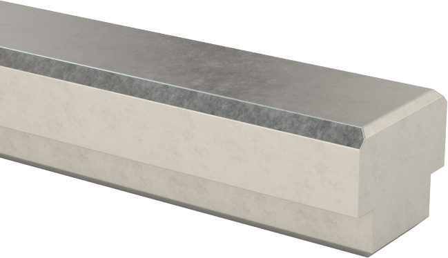 Step Makine Kama Çeliği, Dişliler için, 18-8 Paslanmaz Çelik, 1/8" Genişlik x 1/16" Yükseklik Mil Oluklu için