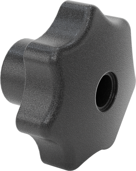 Naylon Yedi Kollu Topuz, M12 x 1.75 mm Dişli Delik — M12 × 1.75 mm, Dişli Delik, Naylon