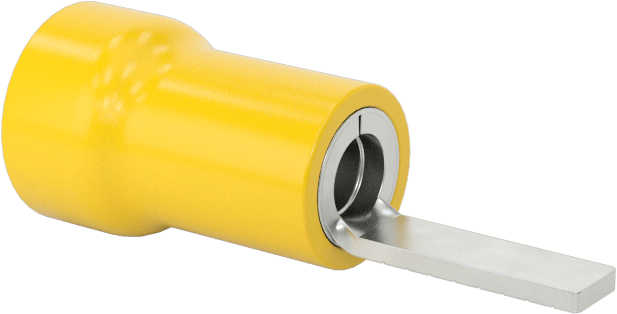 Bıçak Terminalleri, Standart, 12-10 AWG, 0.39" Uzunluk x 0.11" Genişlik x 0.03" Kalınlık Bıçak