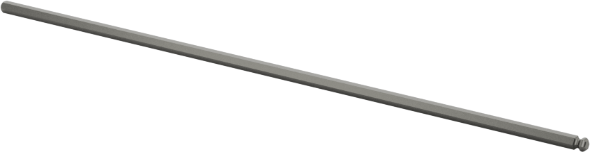 Bilyalı Uçlu Tornavida Mili, 1.5 mm Altıgen Ölçü, 3-5/8" Toplam Uzunluk — 1.5 mm, Bilye, Mil