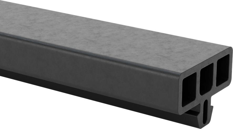 T-Yivli Çerçeve, Statik Kontrol Özellikli Yüzey Koruyucu, 1.5" ve 40 mm Yüksekliğinde Ray — 1 1⁄2", 3", 4 1⁄2", 40 mm, 80 mm, 120 mm, Tek…