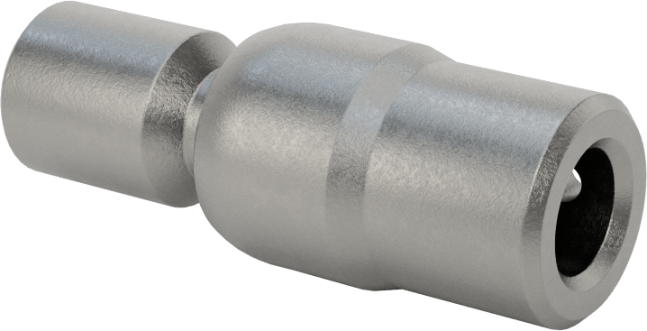 Küresel ve Soket U-Mafsal, Çelik, 3/8" Çap x 9/16" Derinlikli Mil