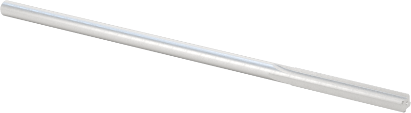 Yüksek Hızlı Çelik Yuvarlak Şaftlı Rayba, Büyük Boy, Düz Yiv, 0.1260" Rayba Çapı