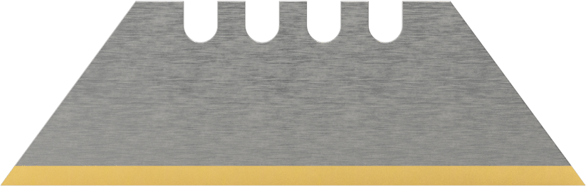 Yüksek Hızlı Çelik Maket Bıçağı Bıçakları, 2-3/8" Uzunluk x 3/4" Genişlik, Titanyum Nitrür Kaplı
