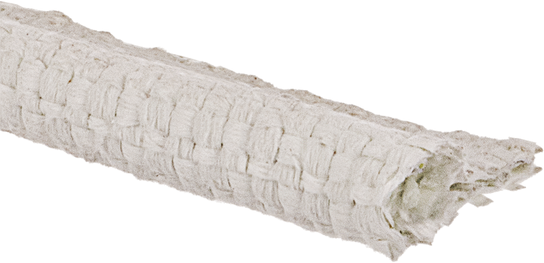 Yüksek Sıcaklık Kimyasal Dayanıklı Halat Kenar Contası, Flanş Montajı, 1" Toplam Genişlik, 3/8" Ampul Genişliği