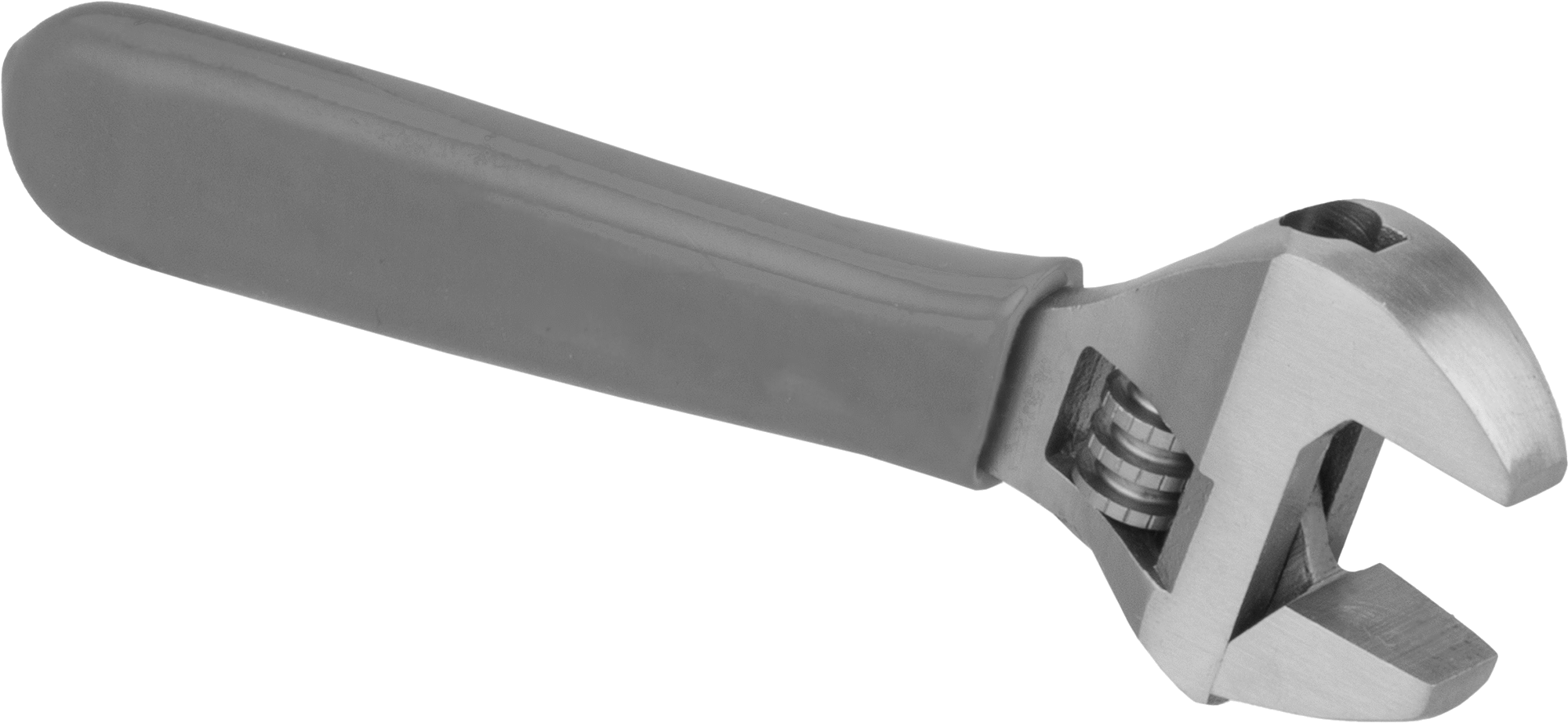 Paslanma ve Aşınmaya Dayanıklı 304 Paslanmaz Çelik Ayarlanabilir Anahtar, Yastıklı Tutamak, 4" Toplam Uzunluk, 1/2" Maksimum Çene Kapasitesi