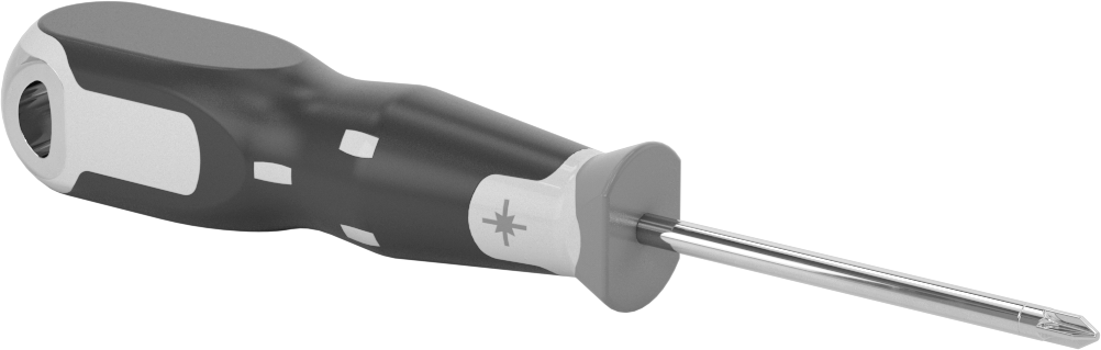 Tornavida, 1 numaralı Pozidriv® uç, 7-3/4" Toplam Uzunluk — No. 1, Sürücü, Ultra Grip