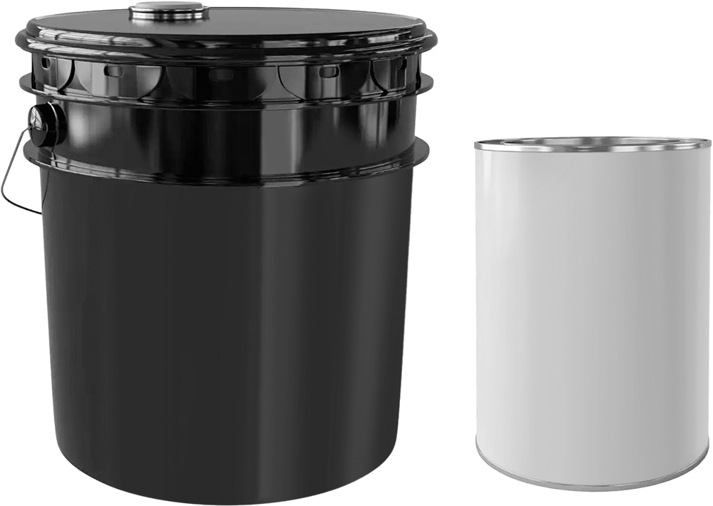 Isı Transferli Epoksi Kaplama Bileşiği, Düşük Gaz Salınımı, 32 FL oz Kova ve Teneke Kutu, 450 V/Mil