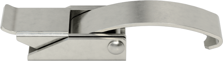 Çakmasız Çekme Mandalı, 304 Paslanmaz Çelik, 1-7/8" Uzunluk x 1/2" Genişlik Toplam