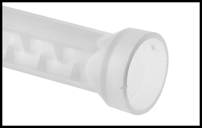 İki Parçalı Yapıştırıcı Kartuşları için Karıştırıcı Nozulu, Çan Montaj Bağlantısı, Kombine Uç, 0.066" Açıklık İç Çapı, 5 inç Uzunluk