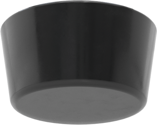 SBR Kauçuk Konik Tapa, Anma Ölçüsü 10, 1-45/64" ila 1-29/32" İç Çap için, Delik Olmadan