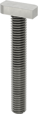 Modüler Mini Zincirli Konveyör için M8 x 1.25 mm Diş x 53 mm Uzunlukta T-Yuvası Cıvatası