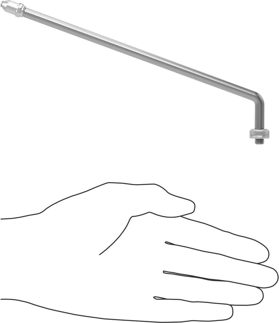 El Tipi Yağ Dağıtıcı için Açılı Nozul