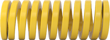 10 mm Delik Çapı için Sarı Kalıp Yayı