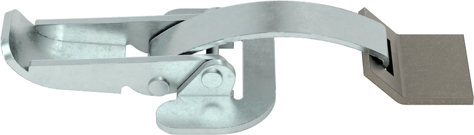 Çekme Mandalı, Kaynaklı, Çinko Kaplı Çelik, 4-1/2" Uzunluk x 1-7/8" Genişlik — Çinko Kaplı Çelik, 4 1/2", 1 5⁄8"