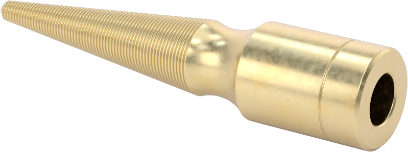 Konik Polisaj Diski Mili, 3/8" Çaplı Sol Taraf Mil ve 1/4" Maksimum Mil Deliği için