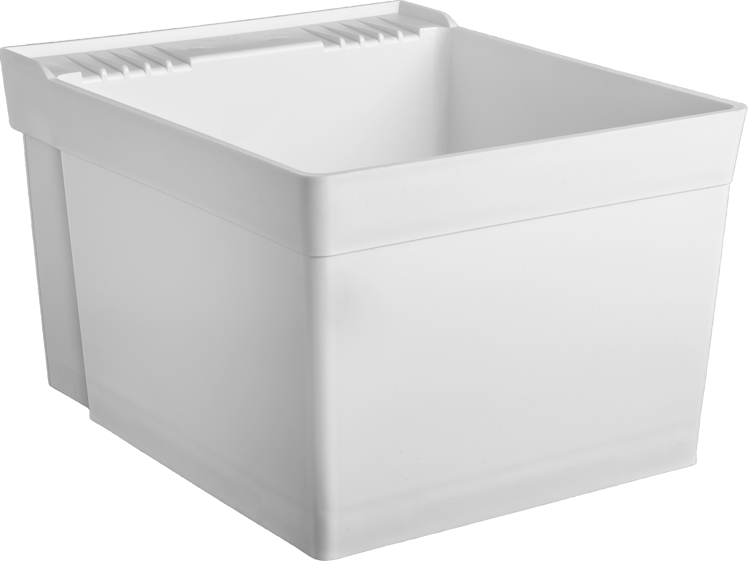Beyaz Polipropilen Plastik Lavabo, Duvar Montajı, 20 inç Genişlik x 23-7/8 inç Derinlik x 14-3/8 inç Toplam Yükseklik — Plastic, Polyprop…