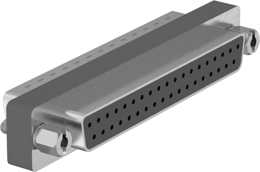 DB37 Dişi x DB37 Erkek Adaptör — Adaptör, Düz, Metal