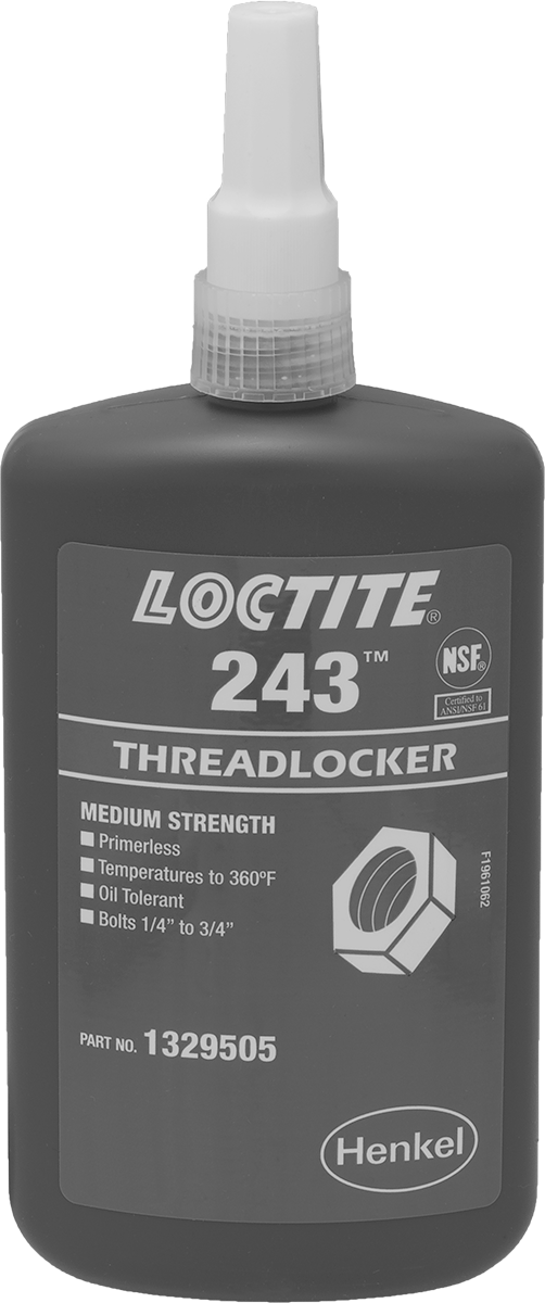 Vida Kilidi, Loctite® 243, 8.45 FL. oz Şişe
