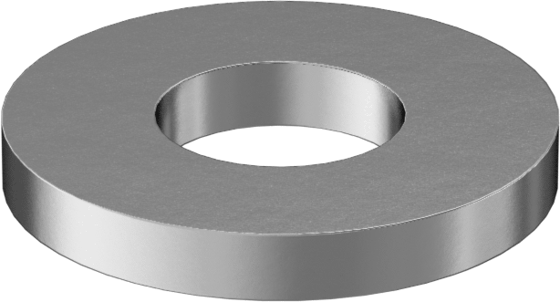 Süper Paslanma ve Aşınmaya Dayanıklı 316 Paslanmaz Çelik SAE Pul, 1/4" Vida Boyutu için, 0.281" İç Çap, 0.625" Dış Çap