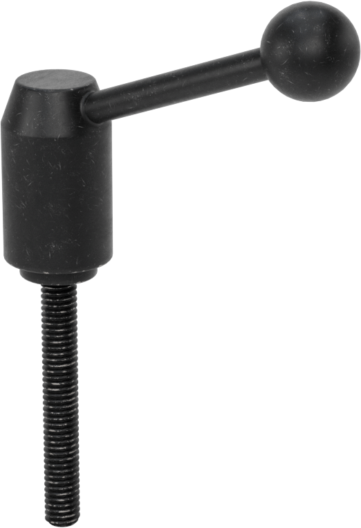 Çelik Ayarlanabilir Tutamak, 5/16"-18 Dişli 2-3/8" Uzunlukta Saplama, 2-3/4" Çıkıntı