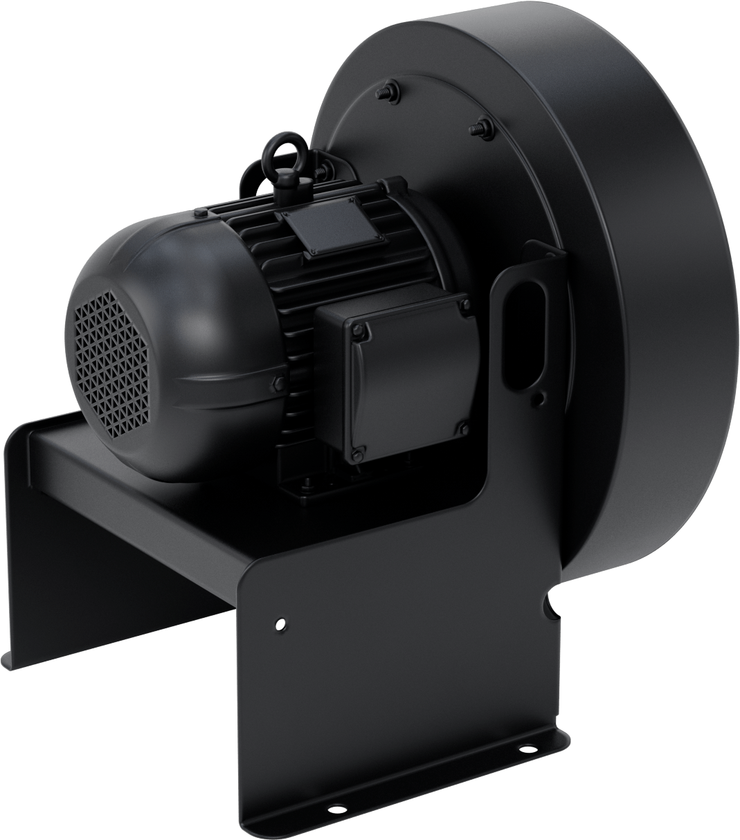 Yüksek Çıkışlı Üfleyici, Dikdörtgen Priz, Kapalı, 120/208-230V AC, 1.5 hp