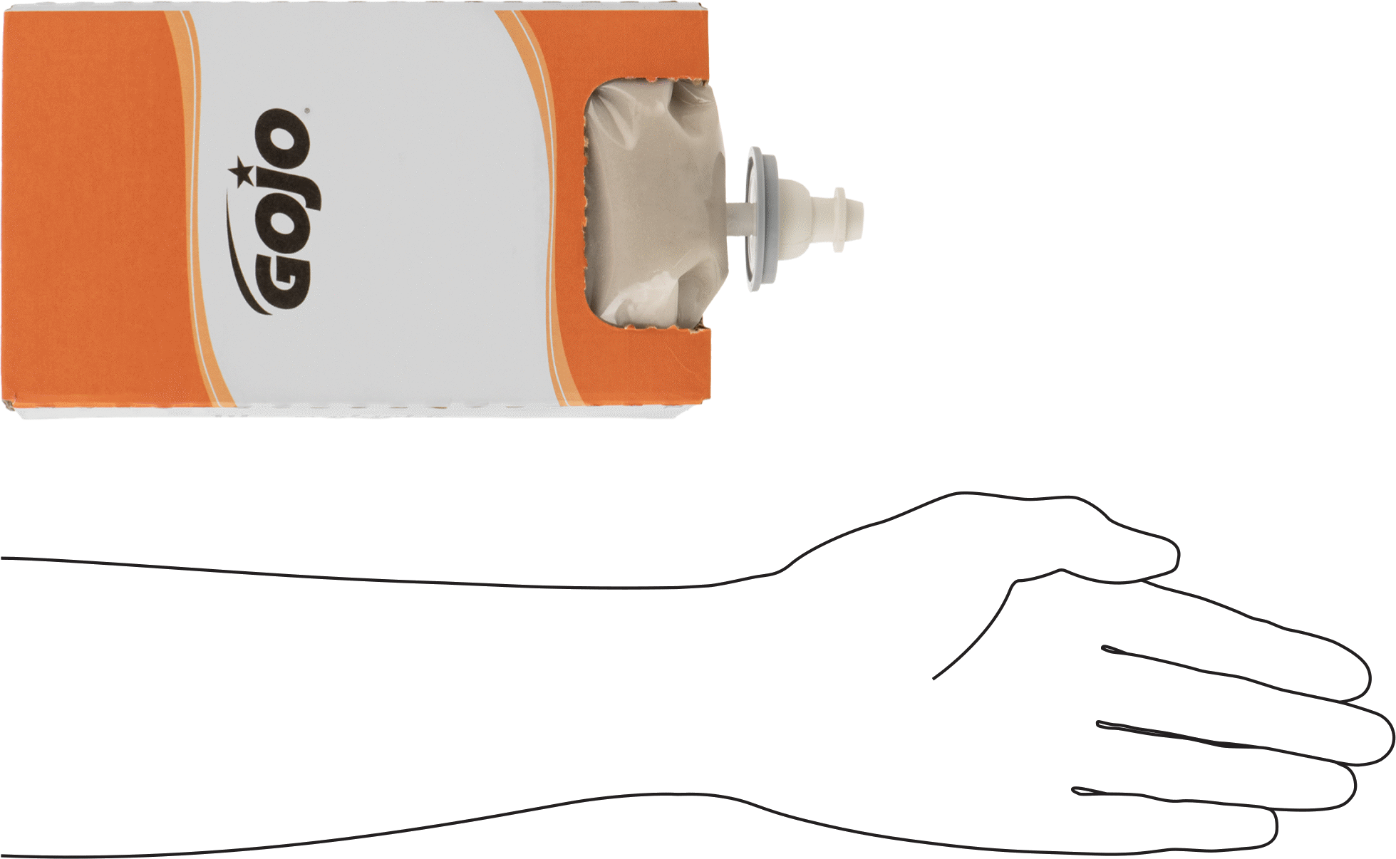 Gojo El Sabunu Kartuşu, Turuncu Narenciye, 67 FL. oz/2000 ml