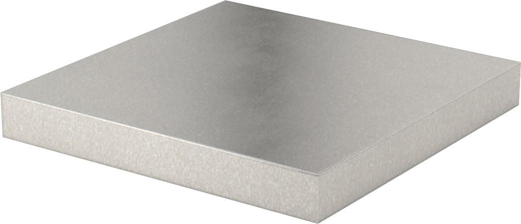 Kaynaklanması Kolay Aşınmaya Dayanıklı 8620 Alaşımlı Çelik Levha, 6" x 6", 3/4" Kalınlık