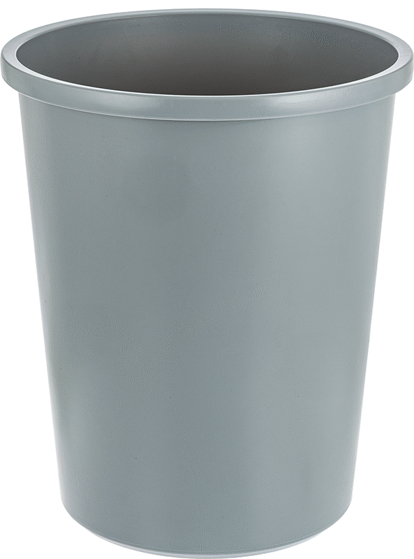 Plastik Çöp Kovası, Yuvarlak