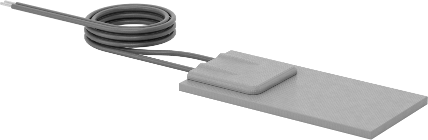 Isı Levhaları, Yapıştırıcıya Hazır, 5 W/inç kare, 2" Uzunluk x 1" Genişlik Toplam