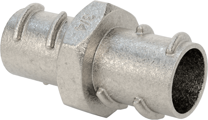 Esnek Metal Kanal için 316 Paslanmaz Çelik 3/4 Anma Ölçüsü Konektör — 316 Stainless Steel, Stainless Steel, Düz, Konektör