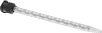 6.2" Uzunlukta 5 Kademeli Uçlu Nozul, İki Parçalı Kartuş için Bükümlü Kilit Bağlantısı