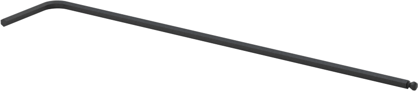 Vida Tutucu Açılı Tahrikli Top Uçlu L Anahtarı, 1.27 mm Altıgen Tahrik Boyutu, 2-7/8" Toplam Uzunluk