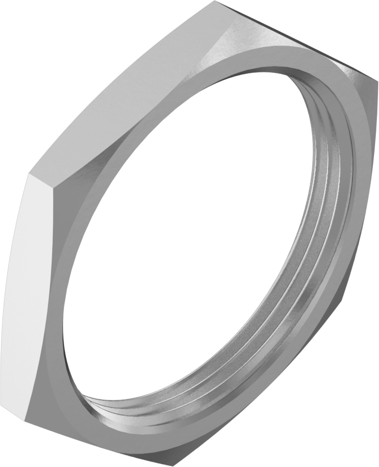 Metal Orta ve Kalın Cidarlı Çelik Kanal için PG-29 304 Paslanmaz Çelik Kilit Somunu — 304 Stainless Steel, Stainless Steel, Kilit Somunu, PG