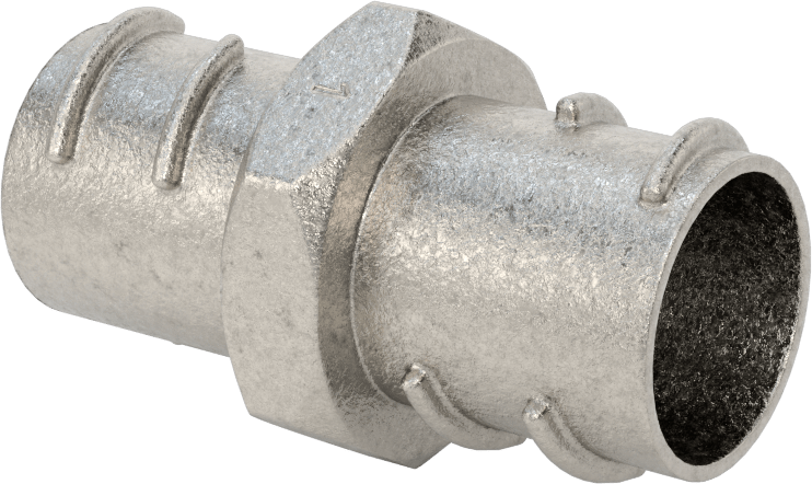 Esnek Metal Kanal için 316 Paslanmaz Çelik 1 Anma Ölçüsü Konektör — 316 Stainless Steel, Stainless Steel, Düz, Konektör
