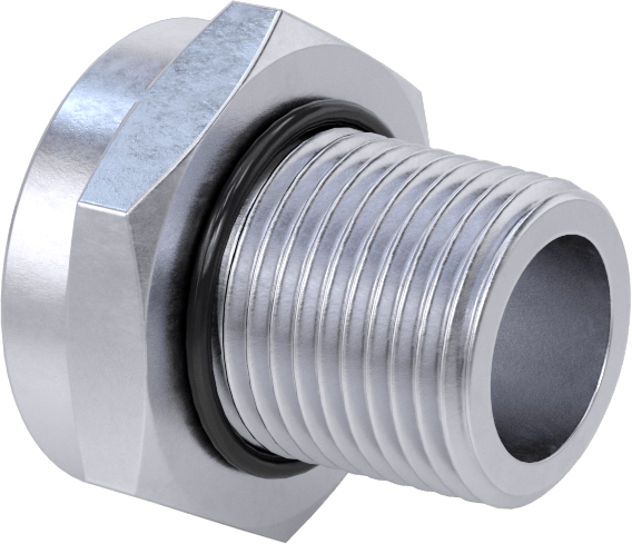 Dişli Adaptör, Nikel Kaplı Pirinç, PG-21 Dişi - 1/2 NPT Erkek — PG-21, NPT, PG, Conduit, Cord Grip, Electrical Box
